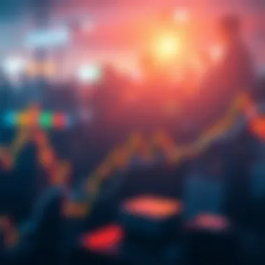 Cryptocurrency market analysis graphic