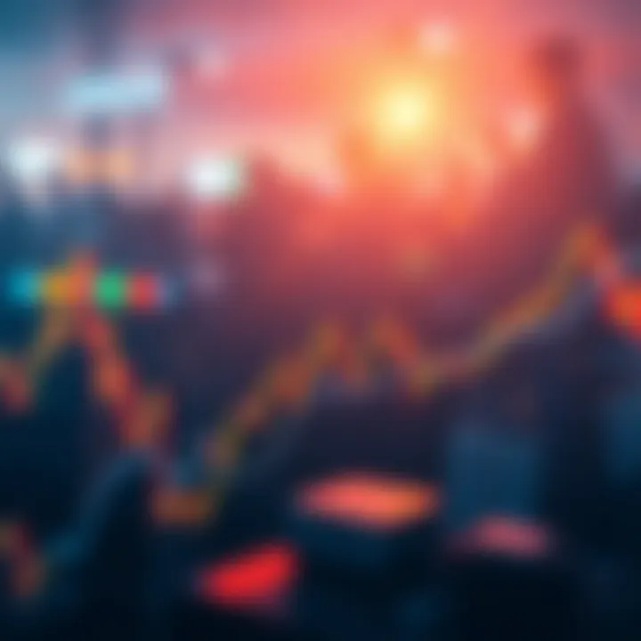 Cryptocurrency market analysis graphic