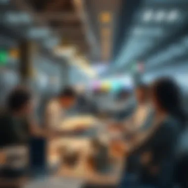 Socioeconomic discussions illustrated