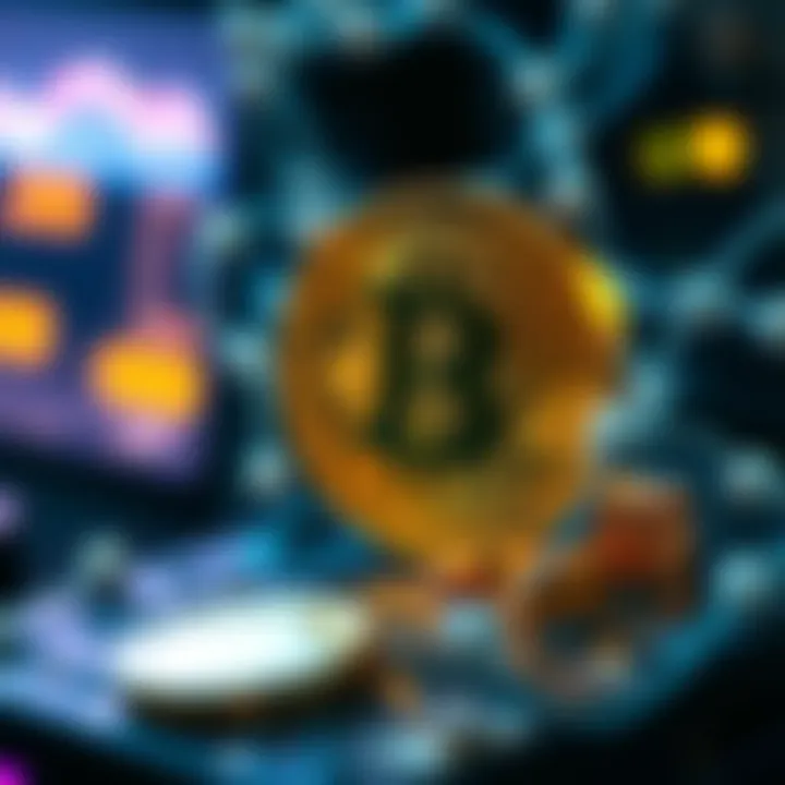 Conceptual illustration of digital assets