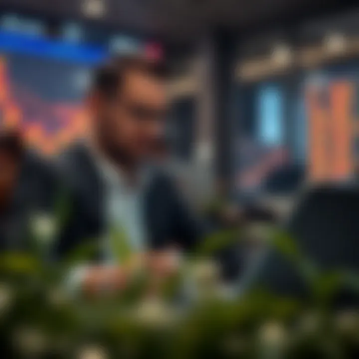 Investor analyzing altcoin trends and strategies