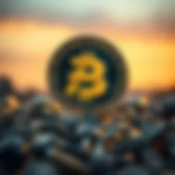 APT Coin blockchain technology representation