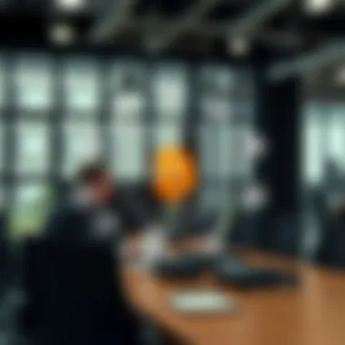 Visual representation of attack surface components in a corporate environment.
