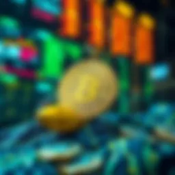 Conceptual representation of Banana Coin cryptocurrency