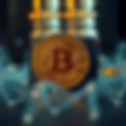 Illustration depicting secure wallet options for Bitcoin storage