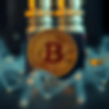 Illustration depicting secure wallet options for Bitcoin storage