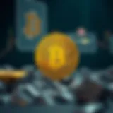 Conceptual illustration of Bitcoin halving significance