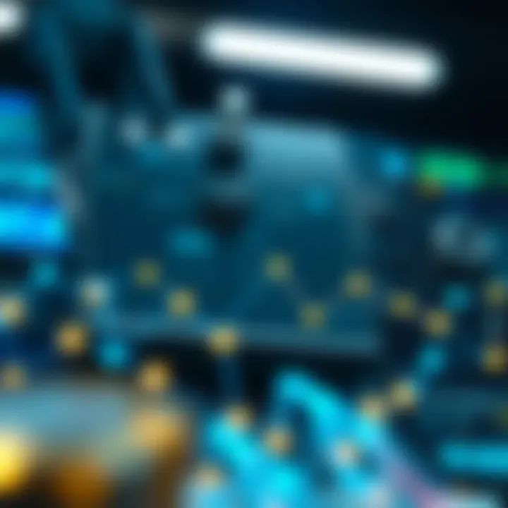 Blockchain Technology in Action Visual illustration of blockchain technology