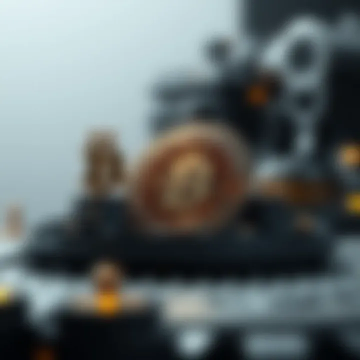 Blockchain Technology Behind NFTs Visual depiction of the blockchain technology that supports NFTs