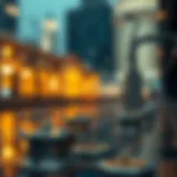 Illustration showing the core principles of blockchain technology