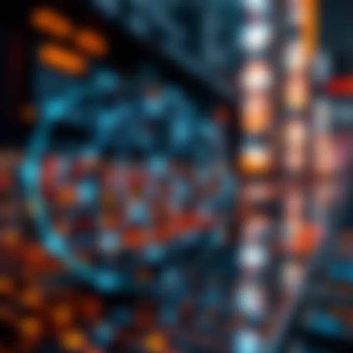 Blockchain technology visualization