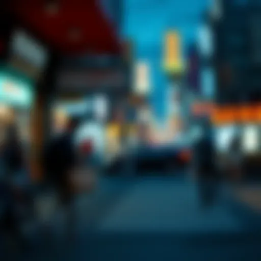 Conceptual representation of Blur NFT