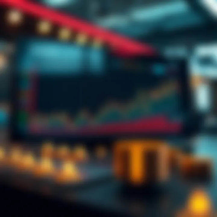 Detailed visualization of cryptocurrency market trends