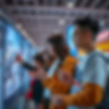 Users engaging with a virtual platform showcasing the features of ClayCity.