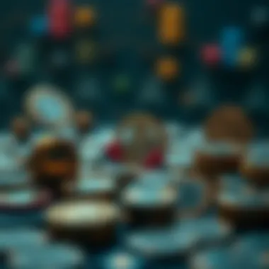 Visual representation of cryptocurrency management