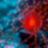 Illustration depicting blockchain security concepts