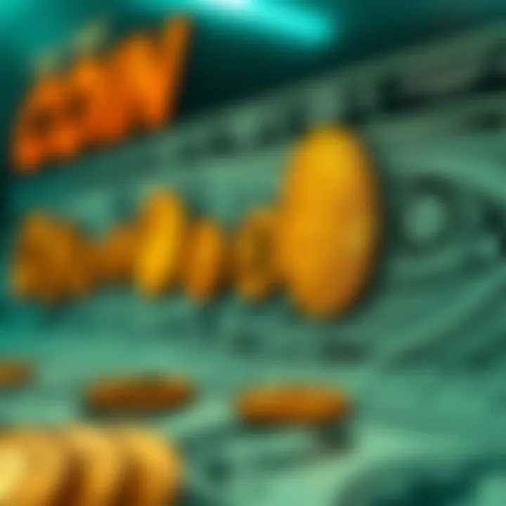 An illustration depicting a timeline showing the evolution of coin comics and their cultural impact