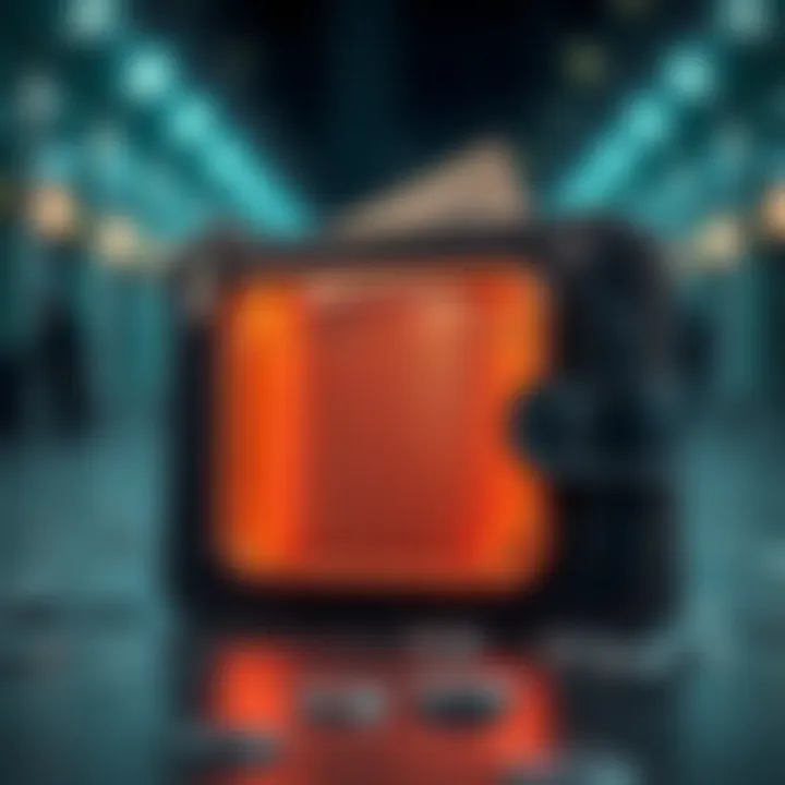 Exploring Cold Wallets Visual representation of a cold wallet showcasing its security features