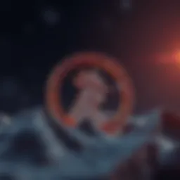 Innovative design of Coq Inu cryptocurrency logo