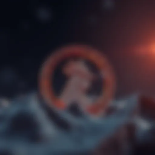 Innovative design of Coq Inu cryptocurrency logo