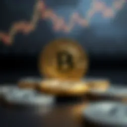 A visual representation of cryptocurrency coins symbolizing digital finance