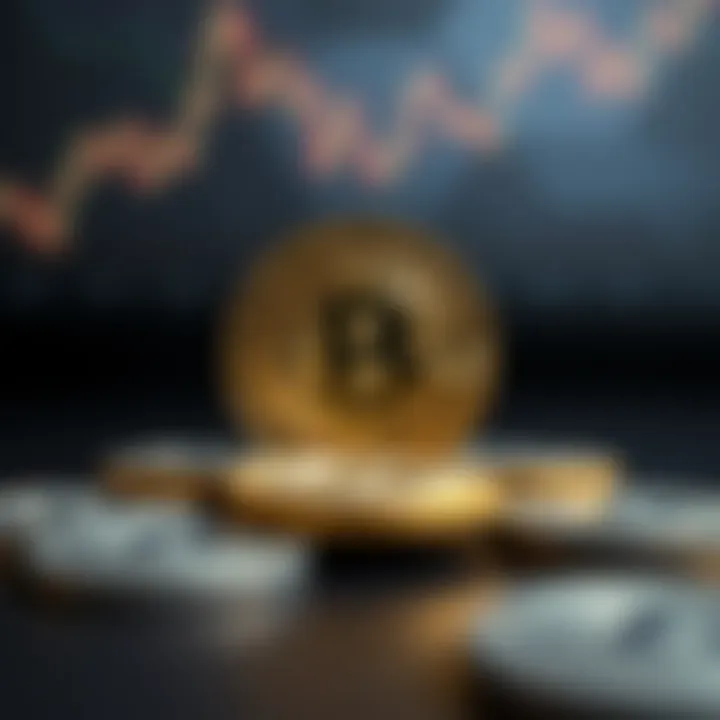 A visual representation of cryptocurrency coins symbolizing digital finance