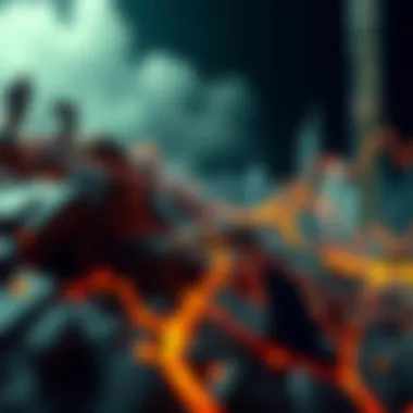 An abstract illustration of cryptocurrency dynamics