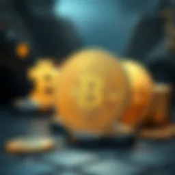 A visual representation of cryptocurrency concepts