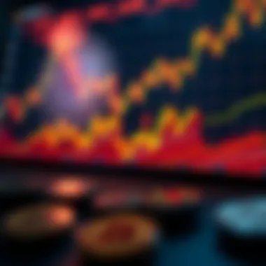 Cryptocurrency market analysis graph