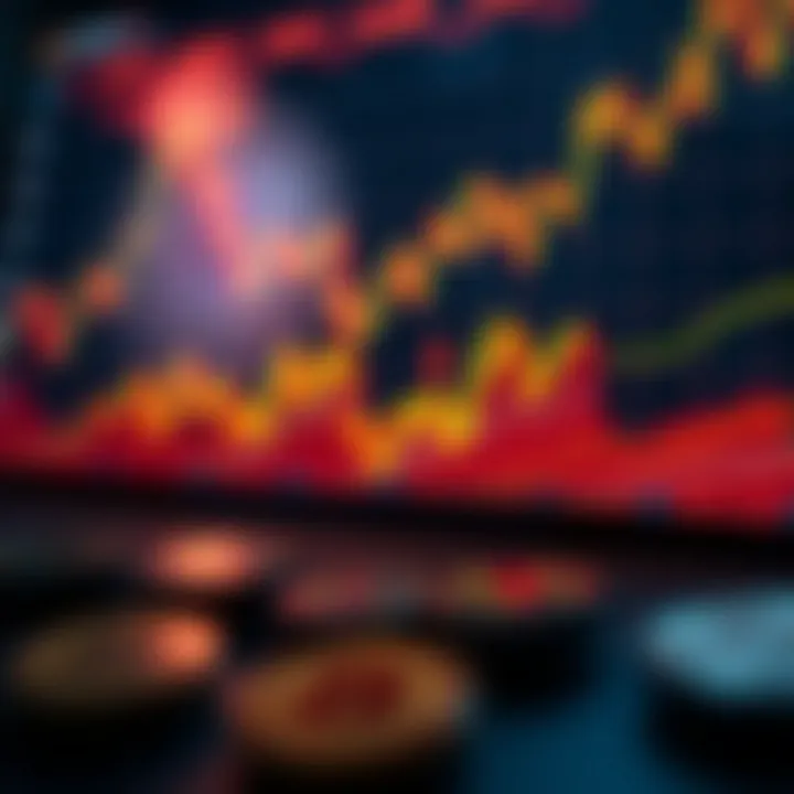 Cryptocurrency market analysis graph