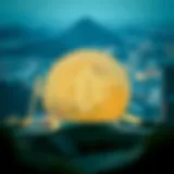 Conceptual visualization of CTK coin in cryptocurrency market