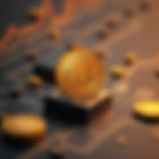 Understanding Decentralized Exchanges Conceptual representation of decentralized exchanges with blockchain technology.