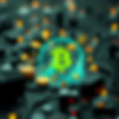 Graphical depiction of financial ecosystem involving digital assets