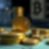 Concept of Dollar Cost Averaging in cryptocurrency