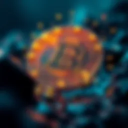 An artistic representation of dynamic NFTs showcasing interaction and evolution