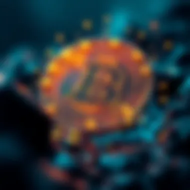 An artistic representation of dynamic NFTs showcasing interaction and evolution