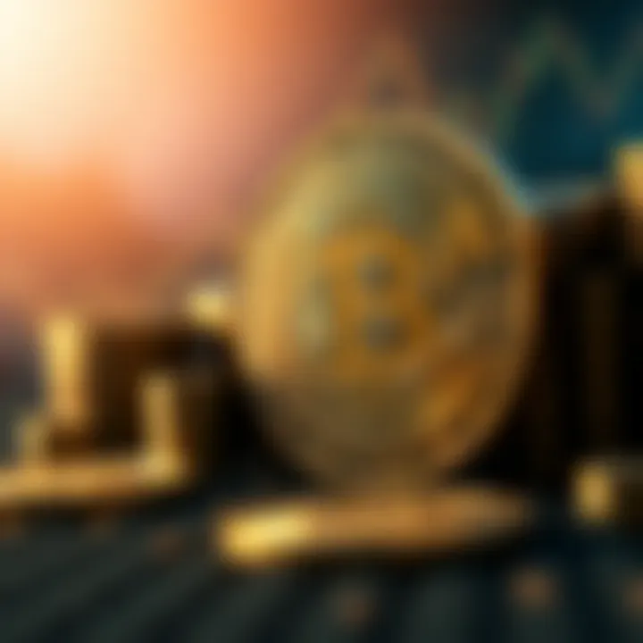 Visual representation of the economic implications of Bitcoin investment