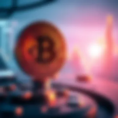 Conceptual illustration of fintech innovation