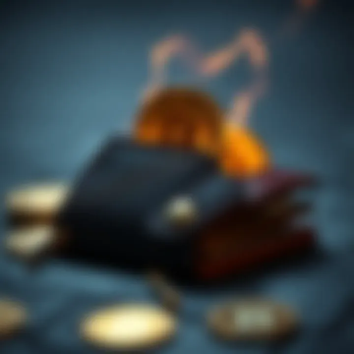 Understanding Hot Wallets Conceptual illustration of a hot wallet for cryptocurrency management