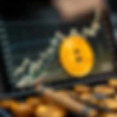 Graph depicting Hut 8's financial performance