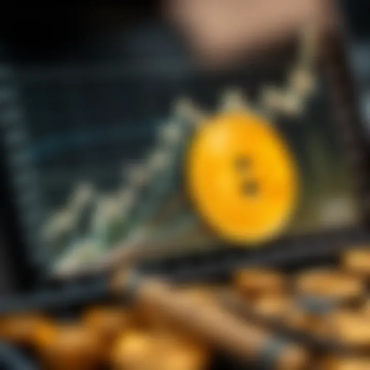 Graph depicting Hut 8's financial performance