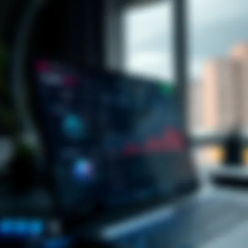 Innovative Interface of LedgerLive A sleek interface showcasing crypto asset management tools