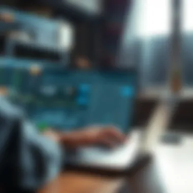 A user navigating through LedgerLive on a laptop