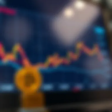 Graph showing market fluctuations and DCA benefits