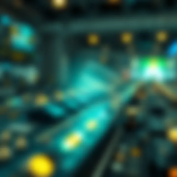 Conceptual representation of blockchain integration