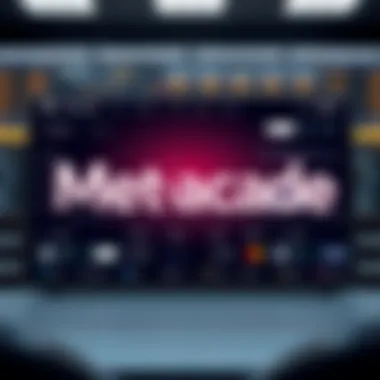 User interface showcasing Metacade functionalities