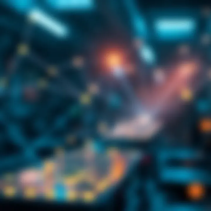 Conceptual illustration of network effects in digital platforms