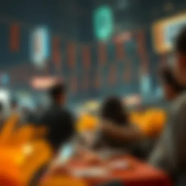 Artistic depiction of community engagement in NFT DAOs