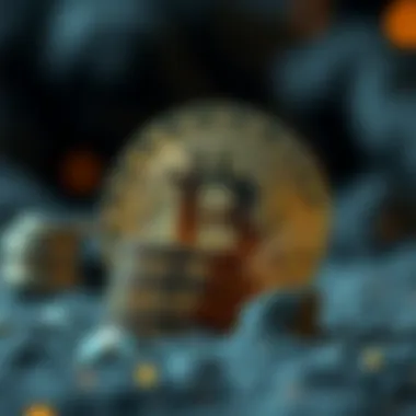 Artistic visualization of NFT in digital art