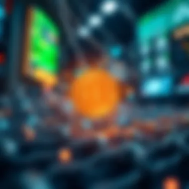 Illustration showcasing off-chain data interactions and solutions